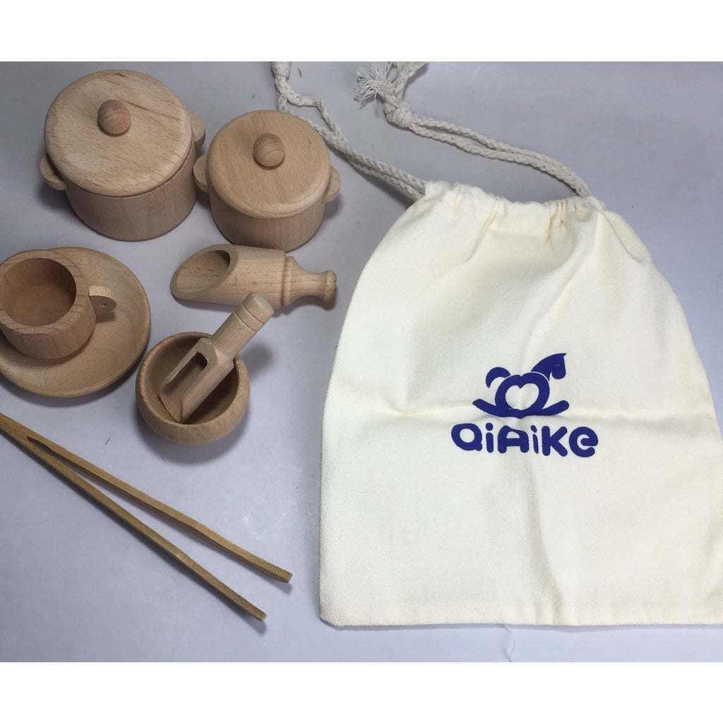 10pc Wooden Sensory Bin Tools