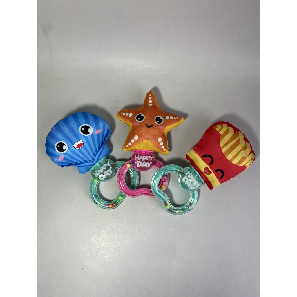 Soft Cloth Baby Rattle and Teether – Hoshi Baby Philippines