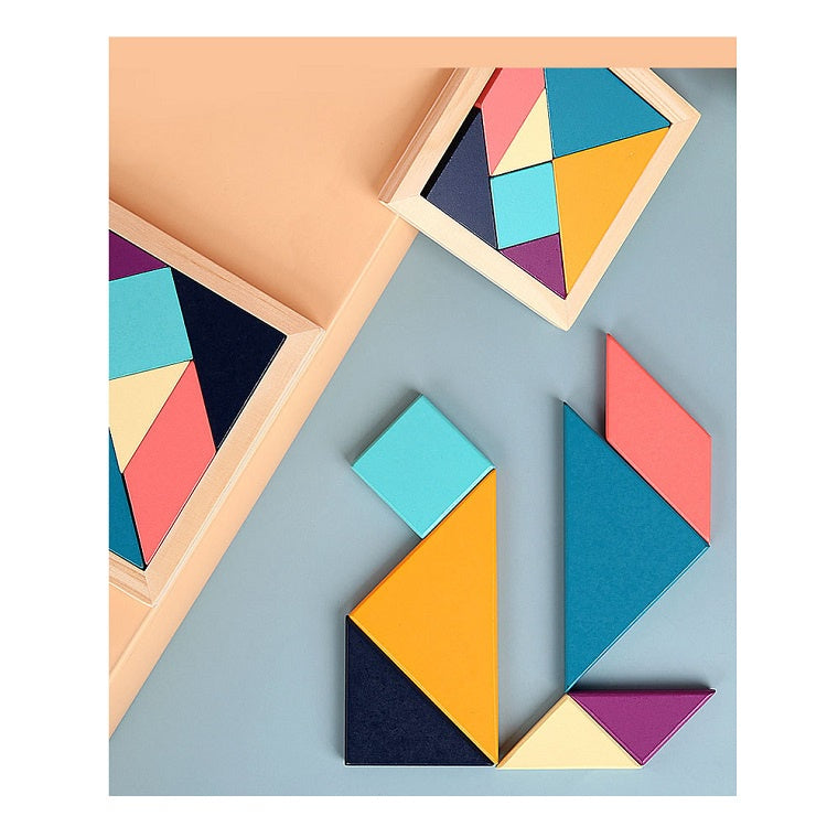 Wooden Mini Tangram Puzzle