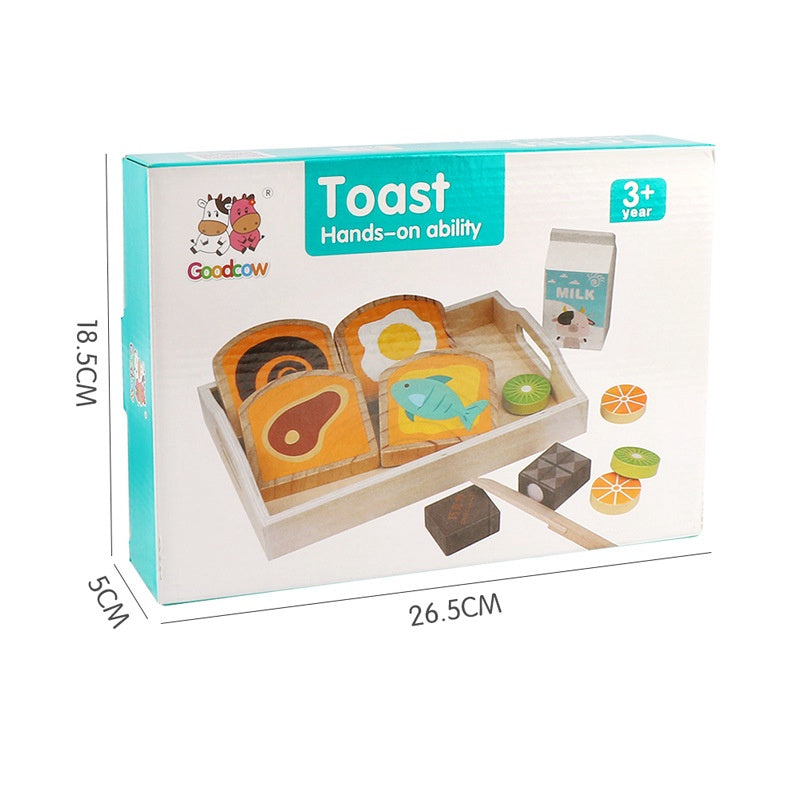Wooden Breakfast Pretend Play Set