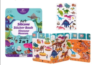 Tookyland Premium Reusable Silicone Sticker Book