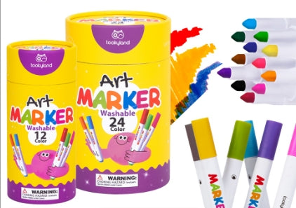 Tookyland Washable Art Colored Marker