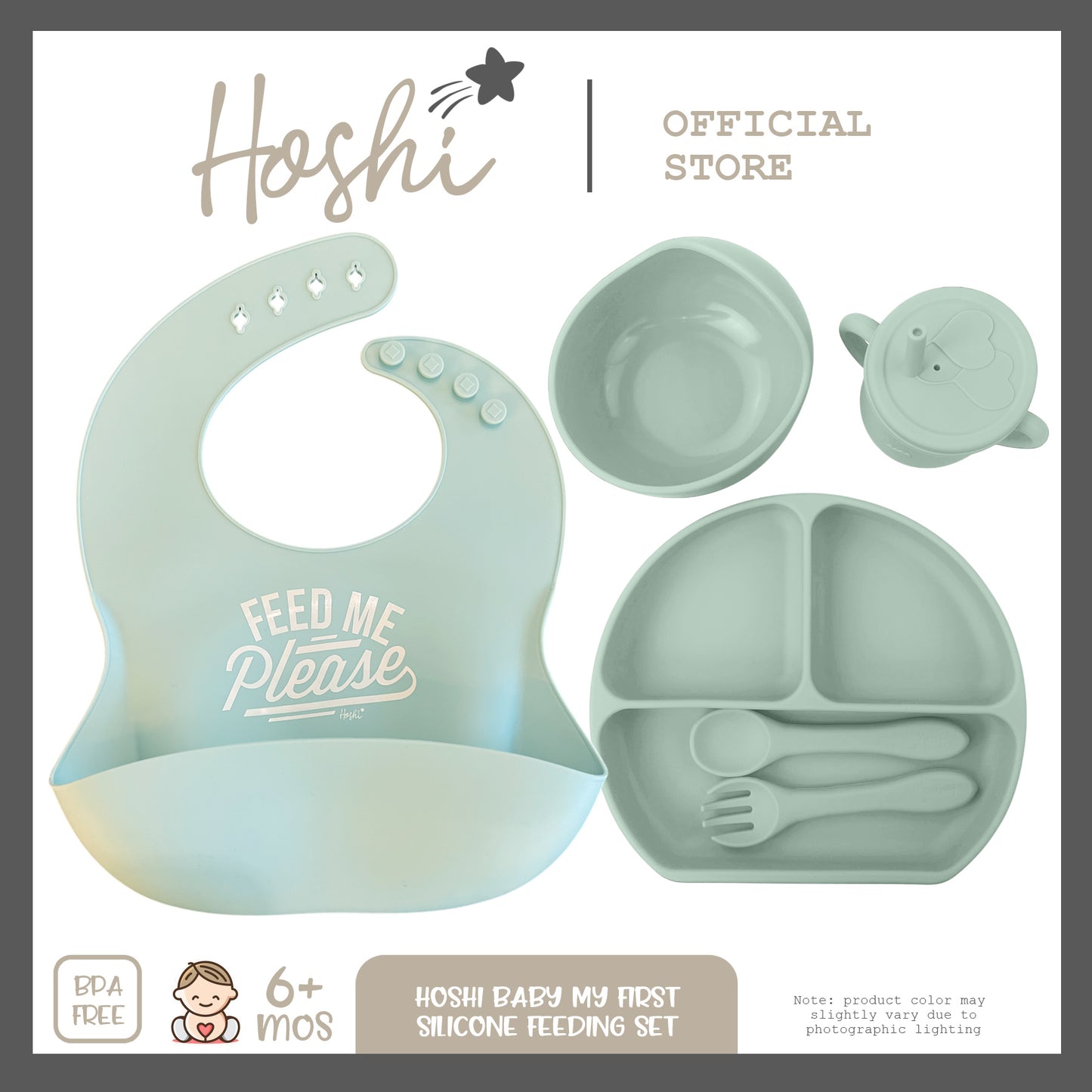 My First Feeding Set (Silicone)