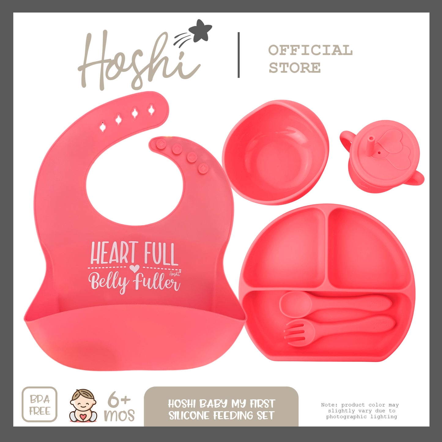 My First Feeding Set (Silicone)