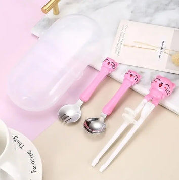 Kitty Toddler Stainless Steel Spoon