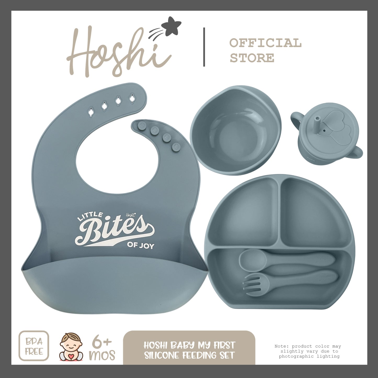 My First Feeding Set (Silicone)