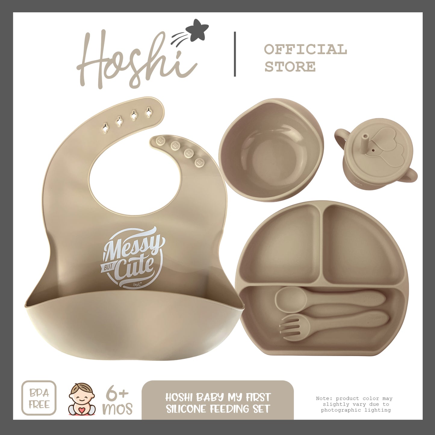 My First Feeding Set (Silicone)