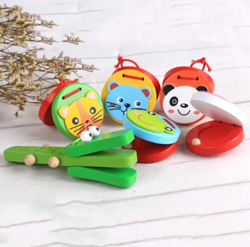 Mini Wooden Colorful Instruments