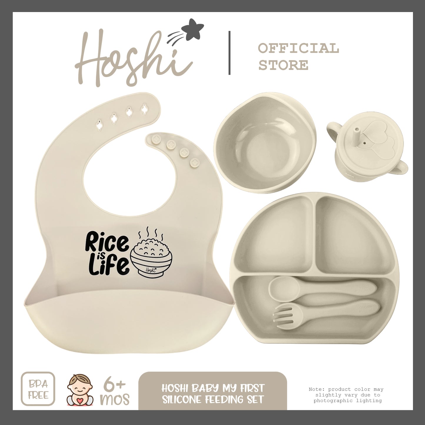 My First Feeding Set (Silicone)