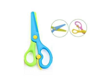 Child Training Plastic Safety Scissors for Toddlers, Kids, Children, Students