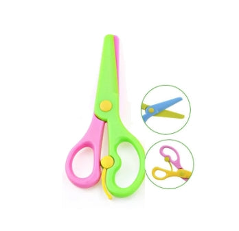 Child Training Plastic Safety Scissors for Toddlers, Kids, Children, Students