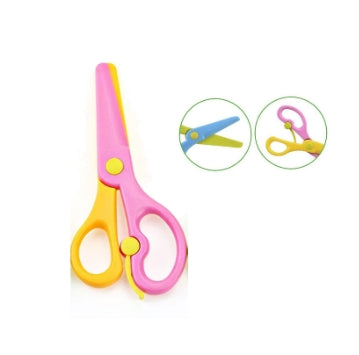 Child Training Plastic Safety Scissors for Toddlers, Kids, Children, Students