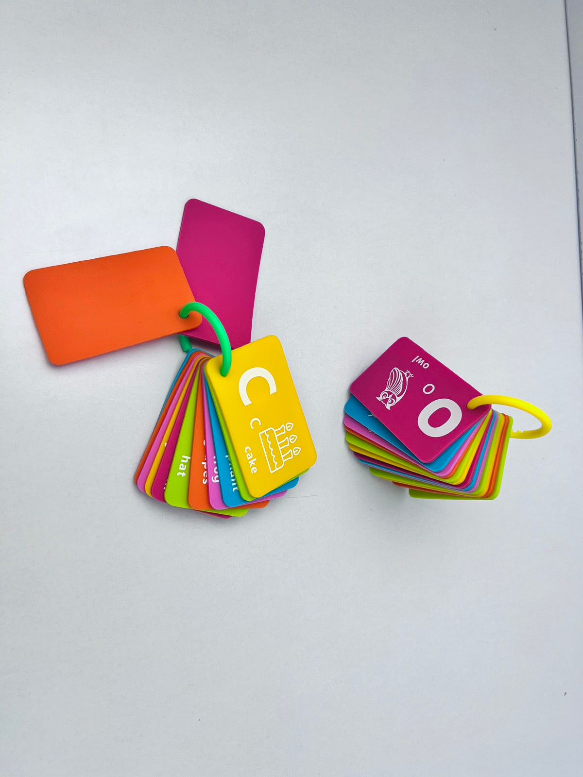 Silicone Alphabet & Numbers Flash Cards w/ Storage Case