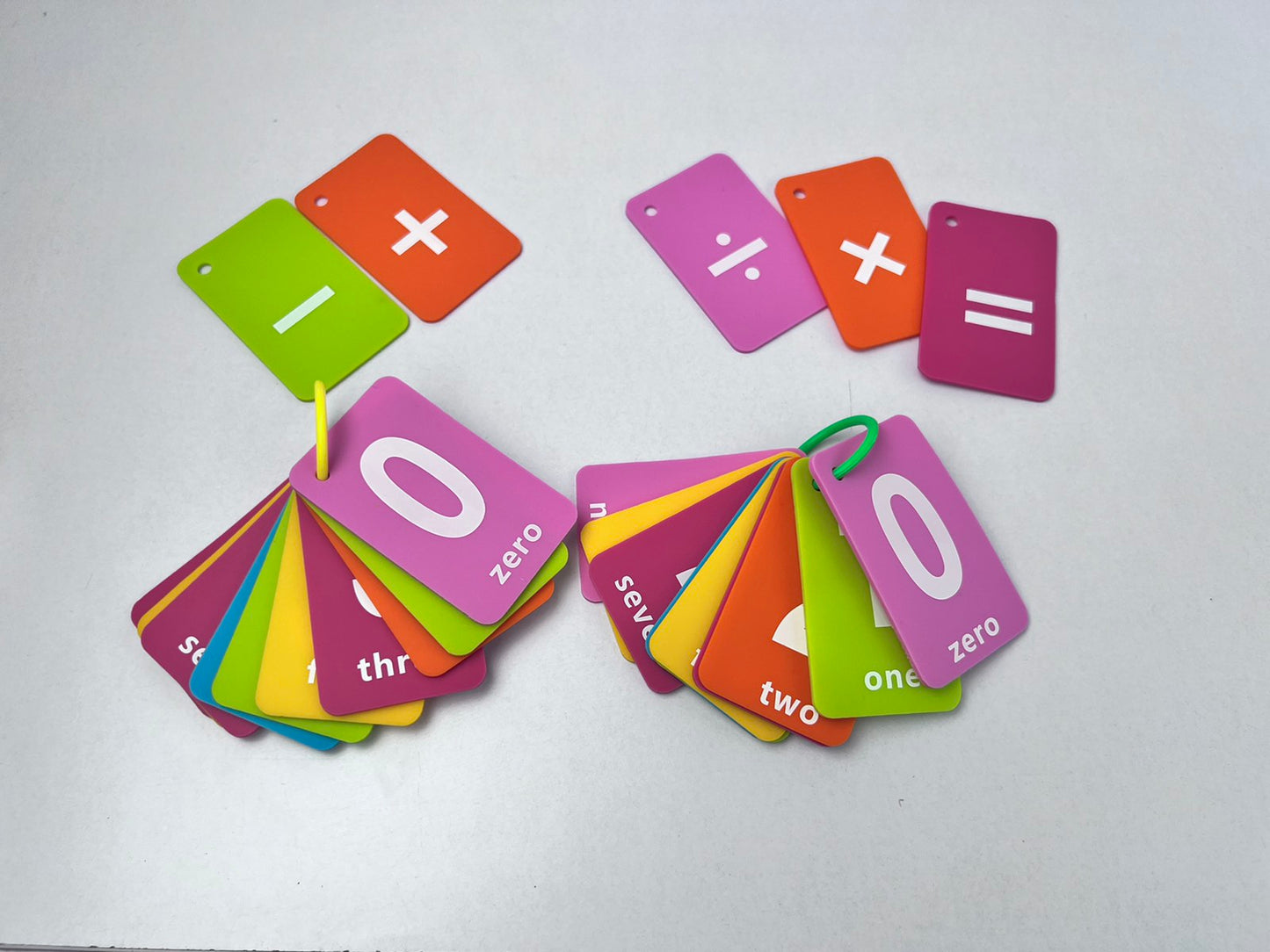 Silicone Alphabet & Numbers Flash Cards w/ Storage Case