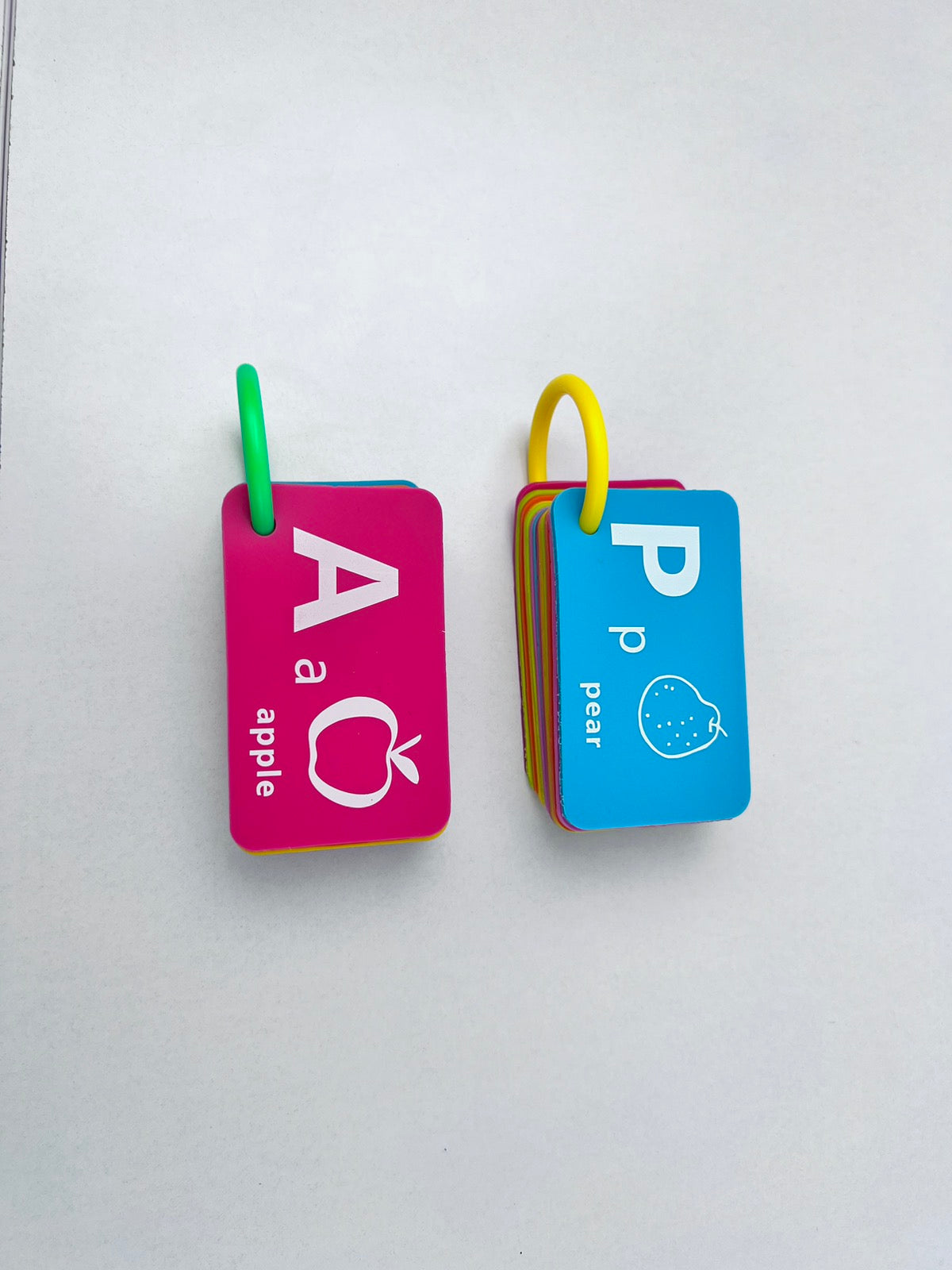 Silicone Alphabet & Numbers Flash Cards w/ Storage Case