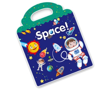 Reusable Sticker Book, Quite Busy Book for Toddlers when Travelling, Learning, 36Mos+
