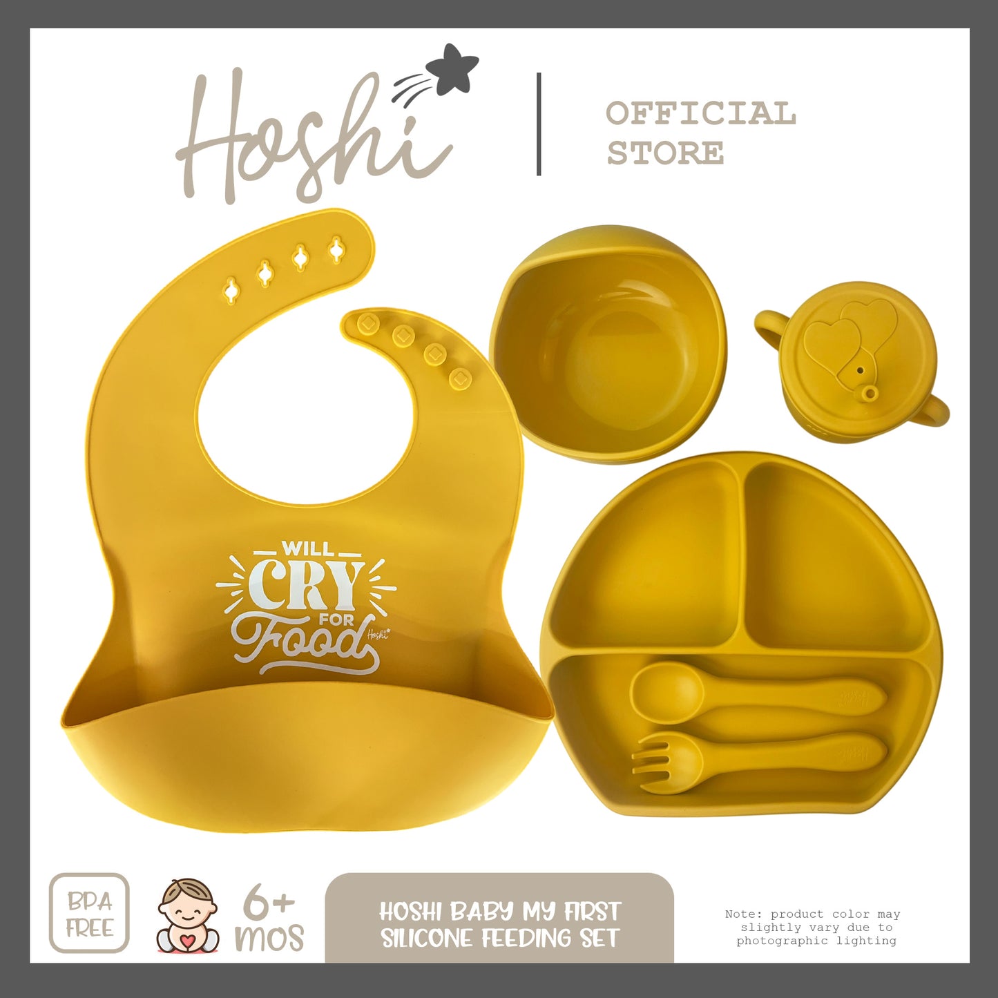 My First Feeding Set (Silicone)