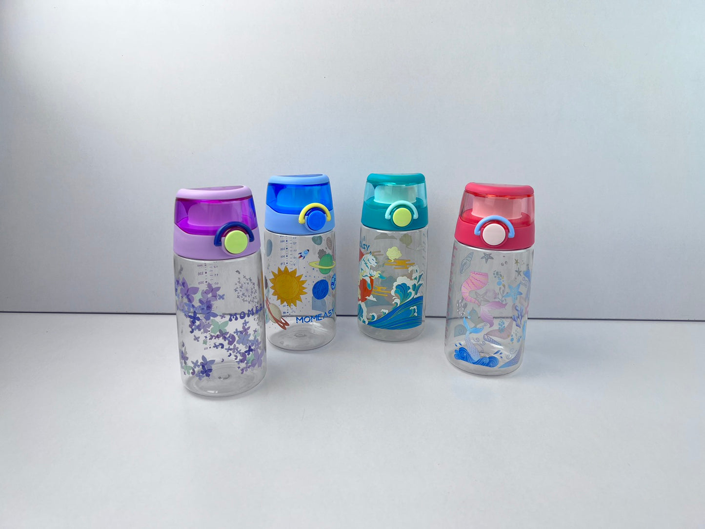 Momeasy 420ml Wide Mouth Spill Proof Sports Water Bottle