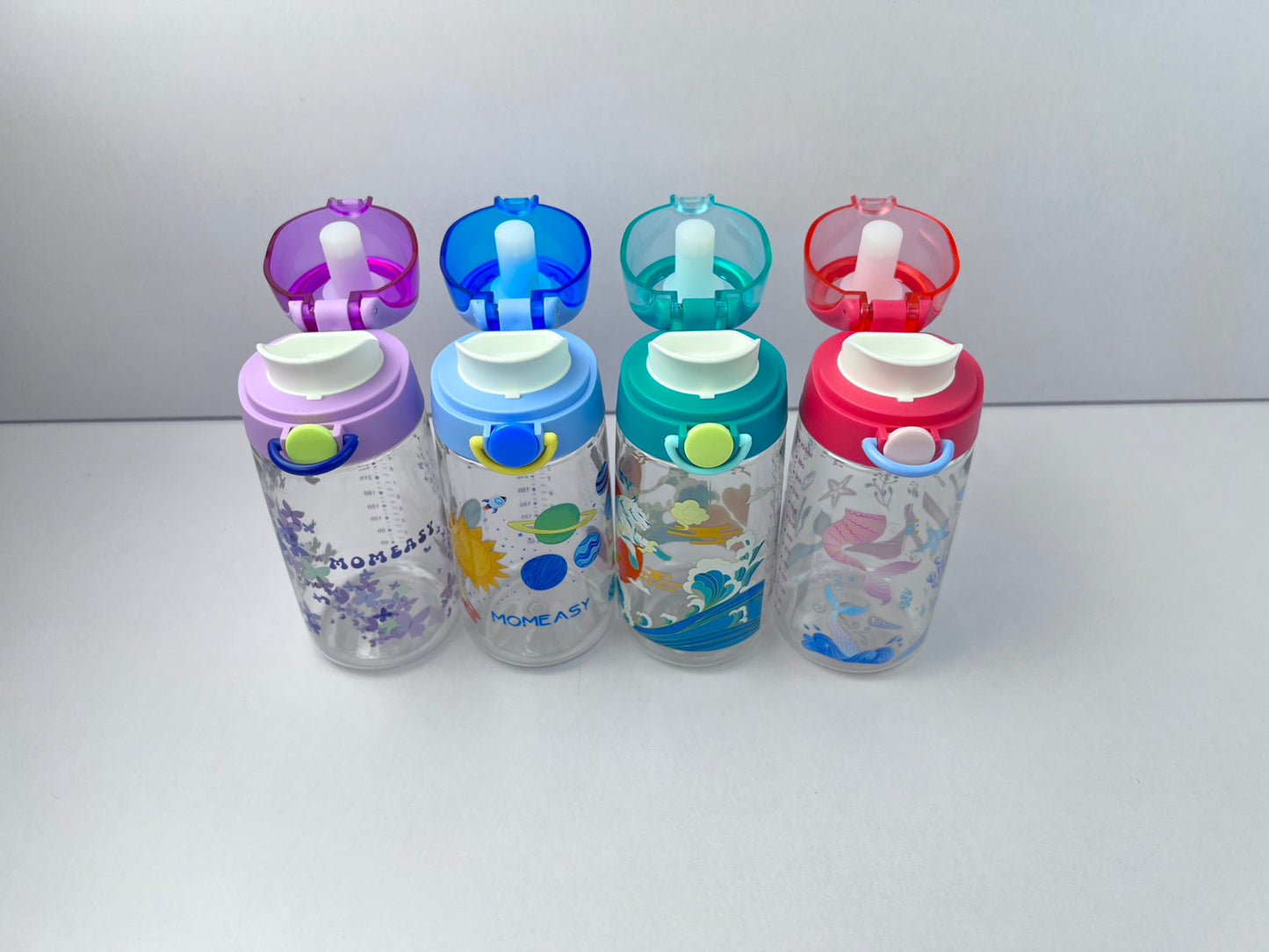 Momeasy 420ml Wide Mouth Spill Proof Sports Water Bottle