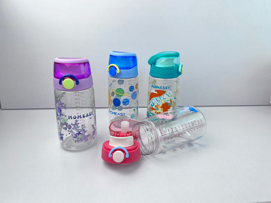 Momeasy 420ml Wide Mouth Spill Proof Sports Water Bottle