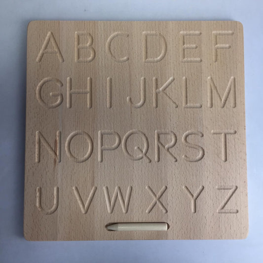 Wooden Alphabet Tracing Board
