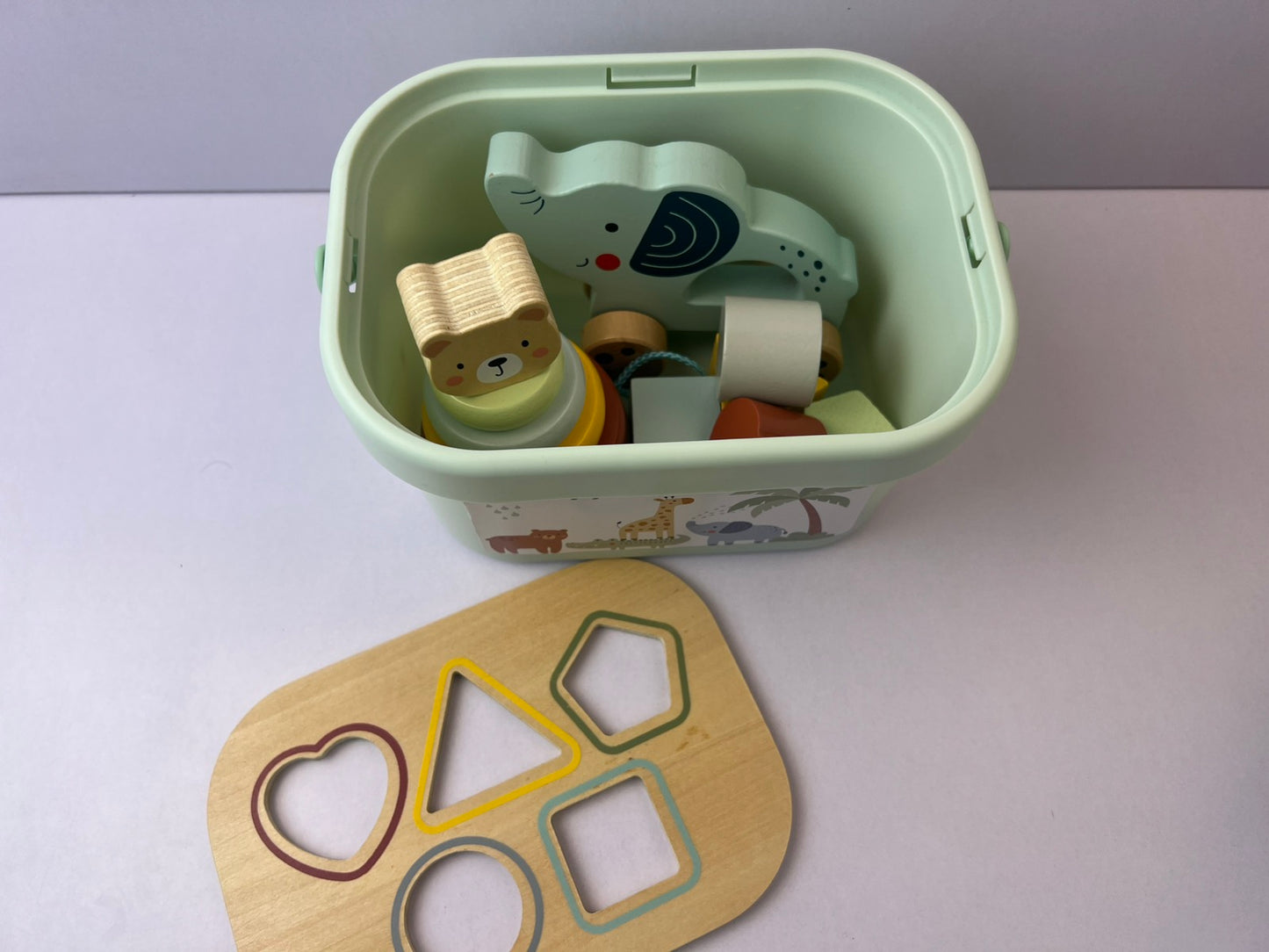 Tookyland 3-in-1 Wooden Educational Toy Set