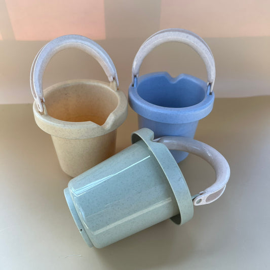 Wheat Straw Toy Bucket Set