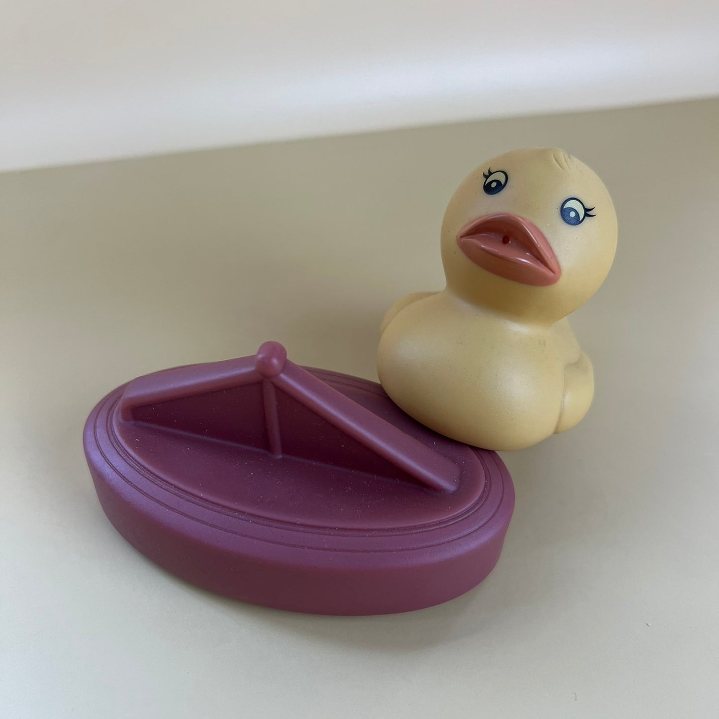 Rubber Duck and Boat Bath Toy Set