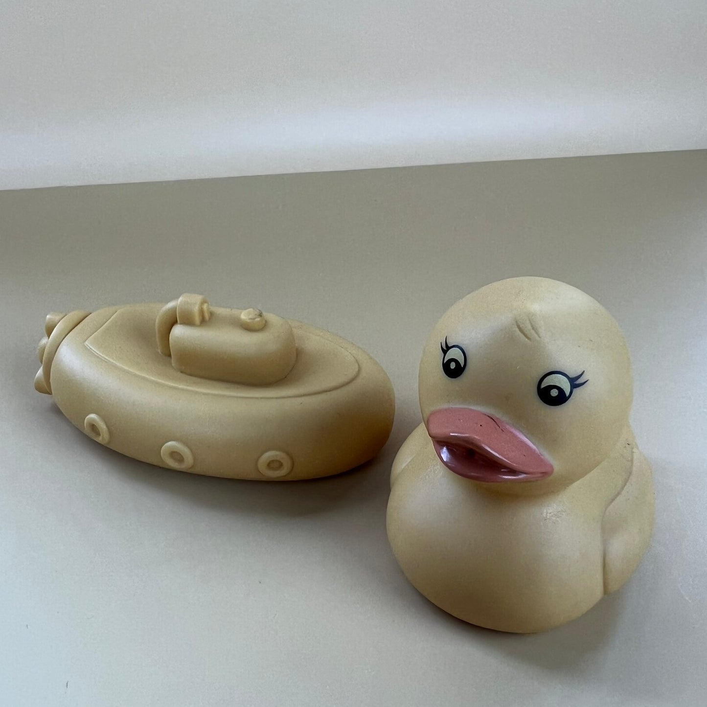 Rubber Duck and Boat Bath Toy Set