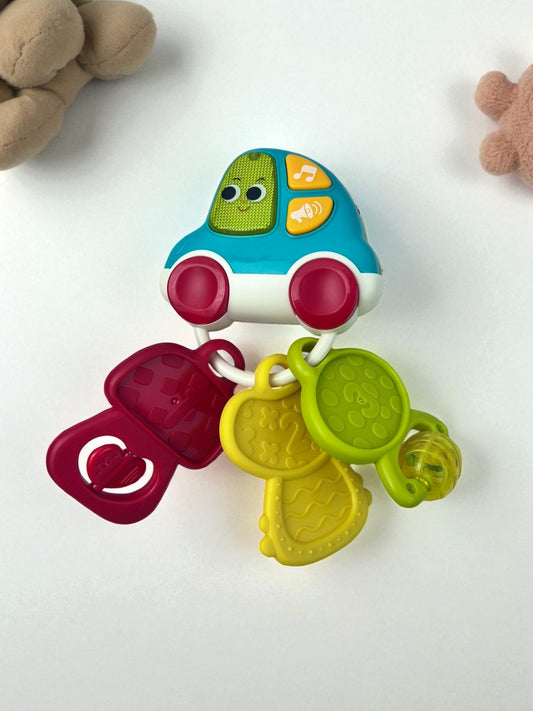 Musical Rattling Car Keychain Toy