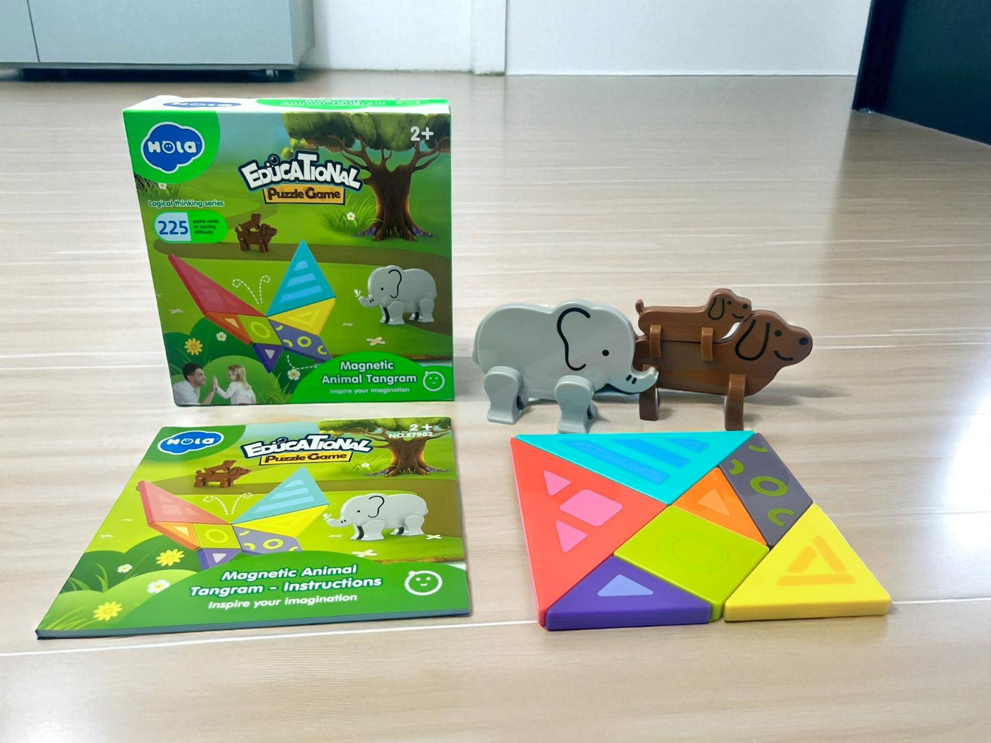 Magnetic Animal Tangram Game, Educational Puzzle Game