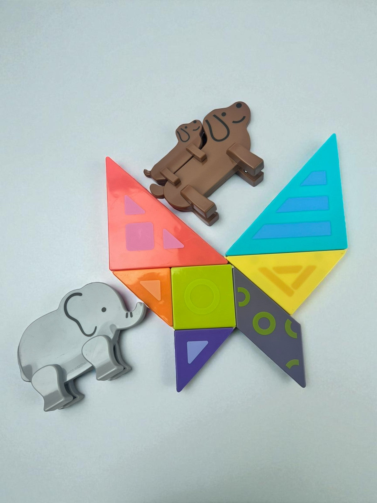 Magnetic Animal Tangram Game, Educational Puzzle Game