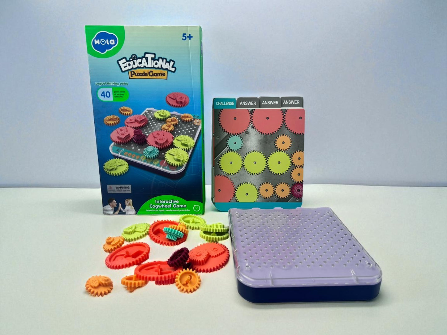 Interactive Cogwheel Game Educational Puzzle Game