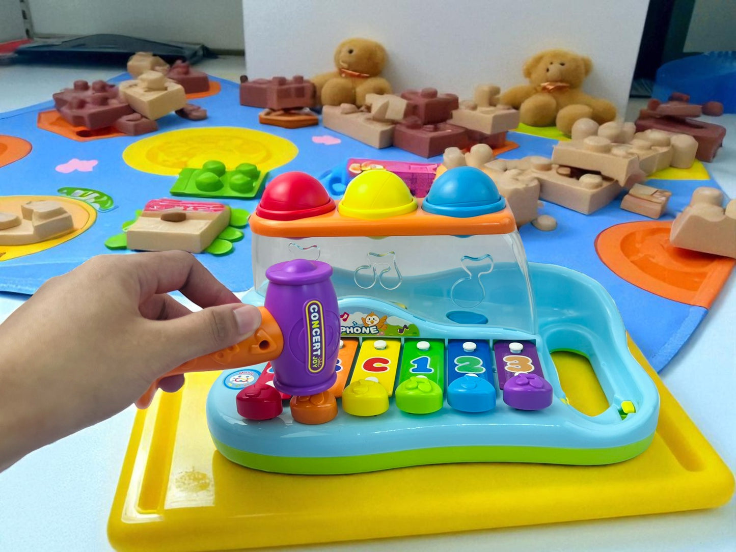 Pop 'N Play Music Center, Educational Interactive Musical Toy