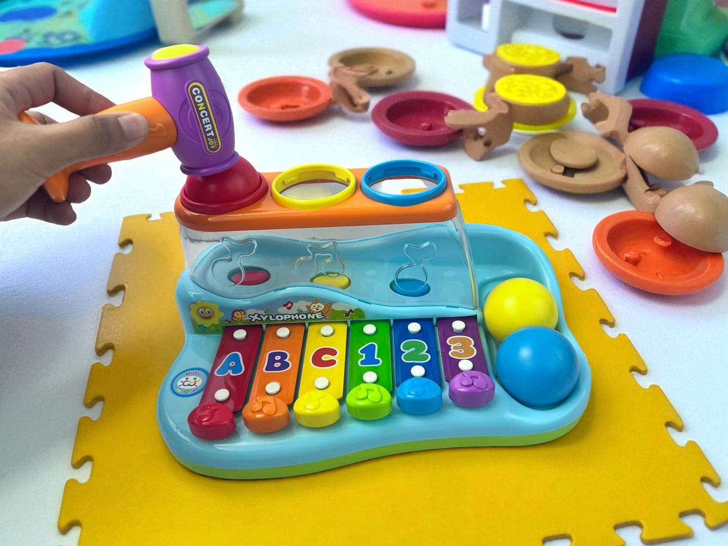 Pop 'N Play Music Center, Educational Interactive Musical Toy