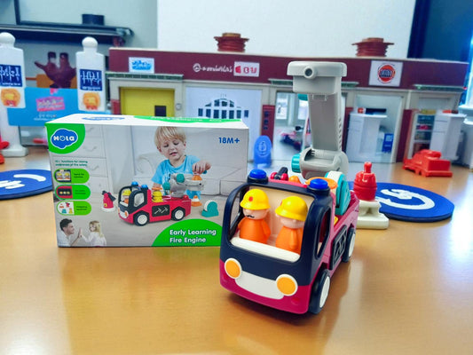 Early Learning Fire Truck Engine, Educational Interactive Toy