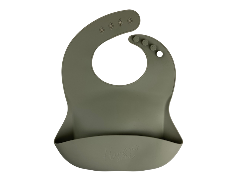 Silicone Plain Minimalist Color Bib