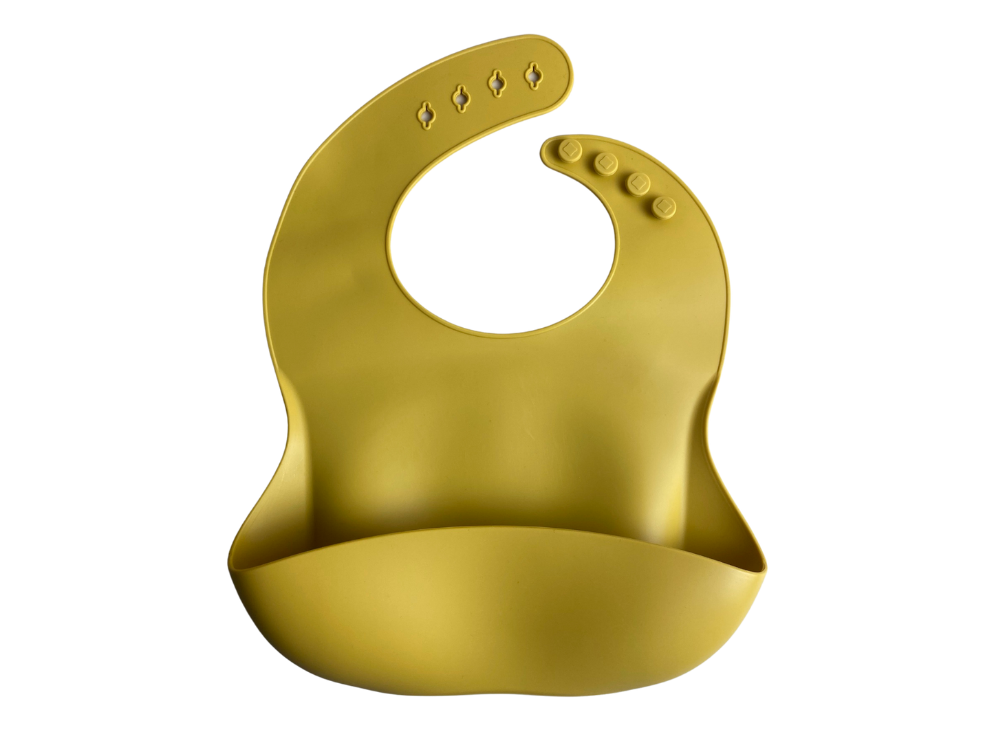 Silicone Plain Minimalist Color Bib