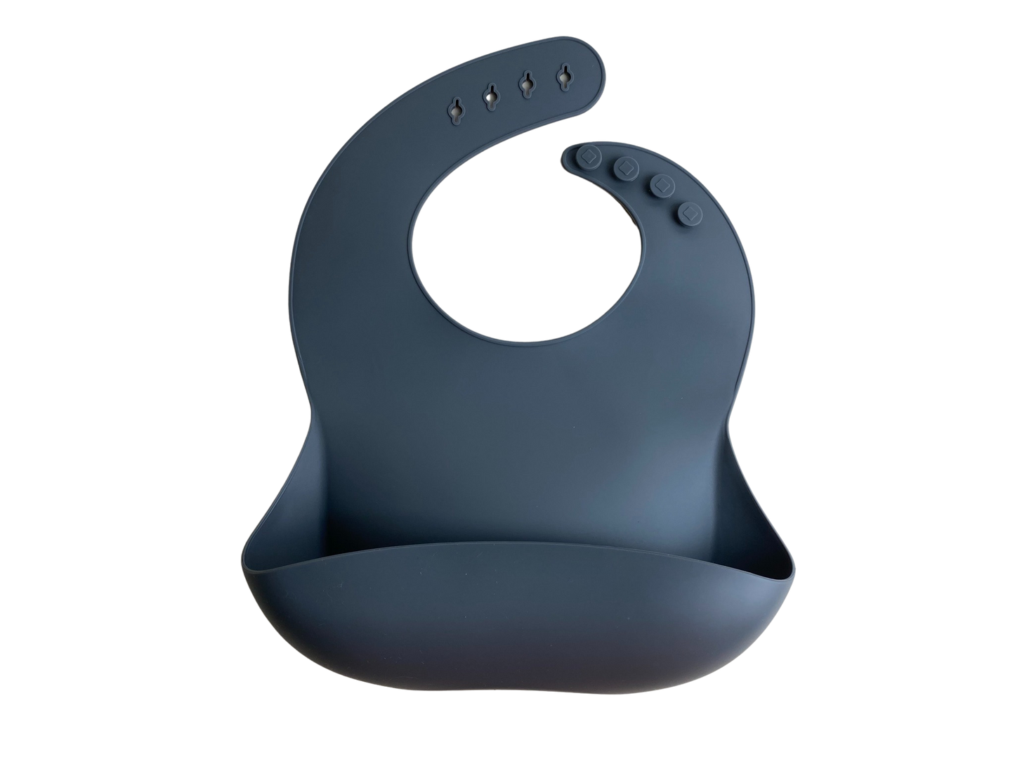 Silicone Plain Minimalist Color Bib