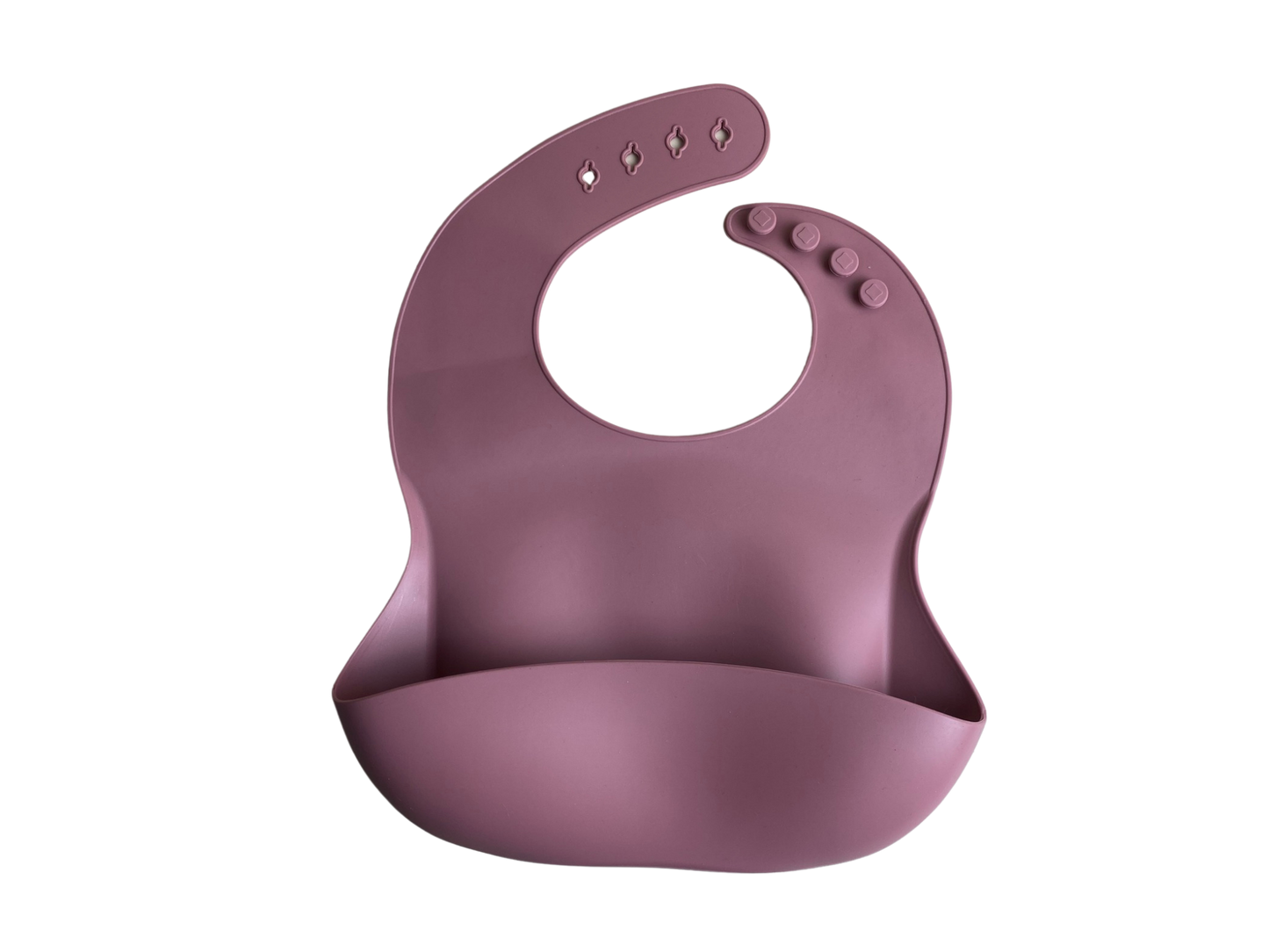 Silicone Plain Minimalist Color Bib
