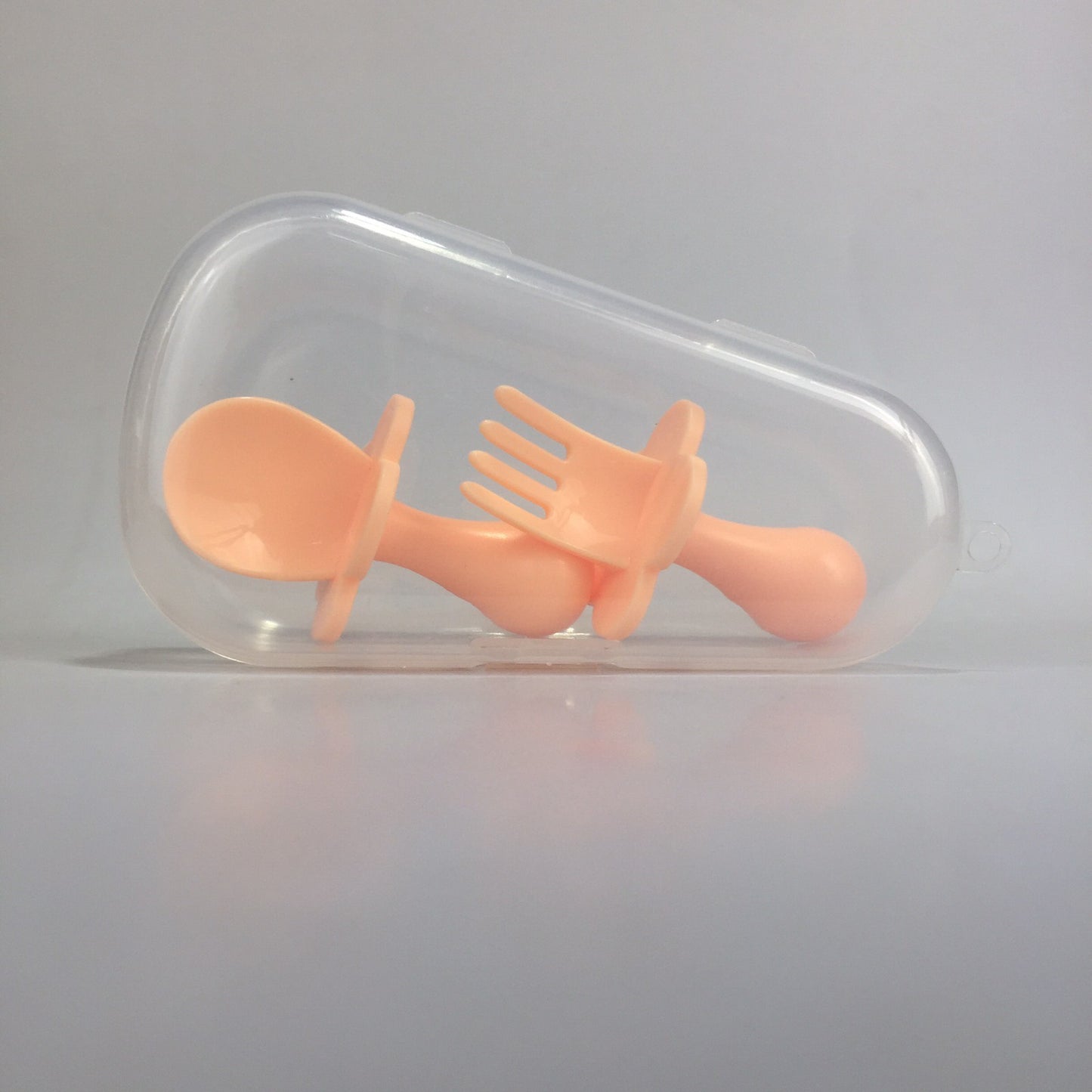 Grab Easy Ergonomic Utensil Spoon and Fork Set with Travel Case