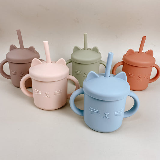 Silicone Cat Design Sippy Cup
