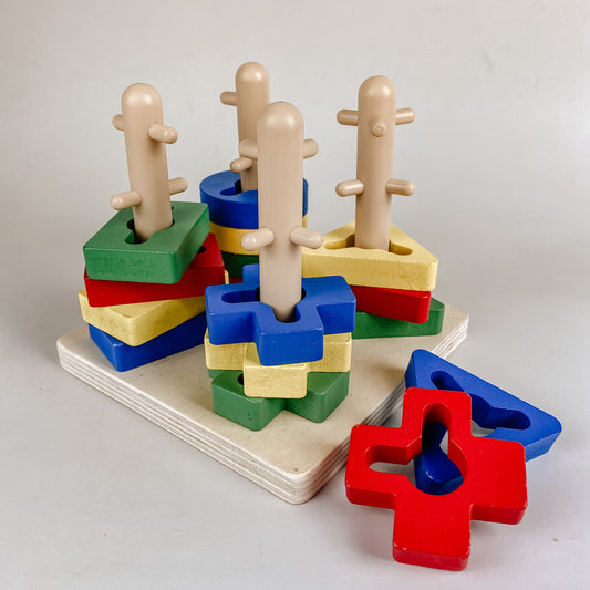 Wooden Jigsaw Shape Sorter