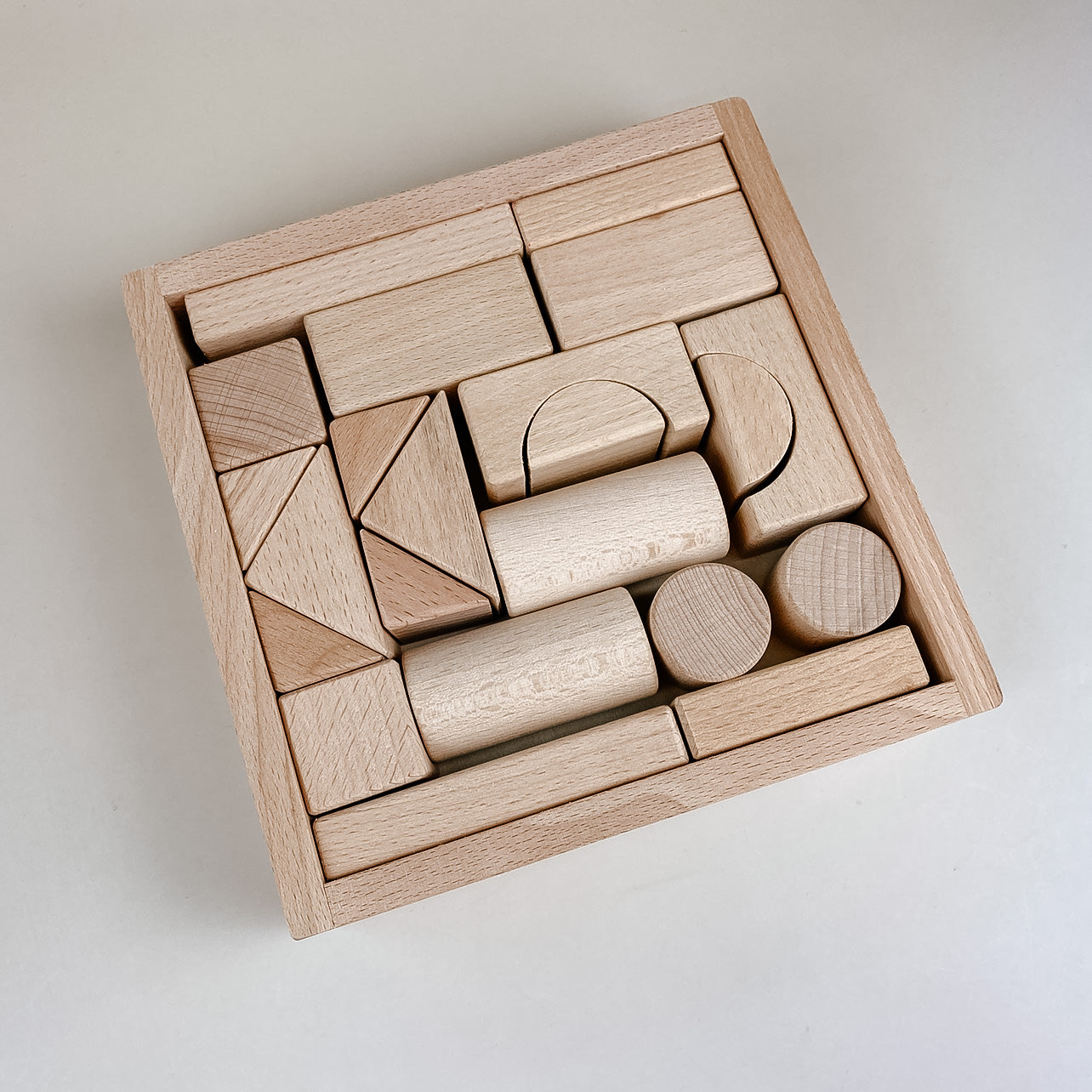 22 pcs Wooden Building Blocks