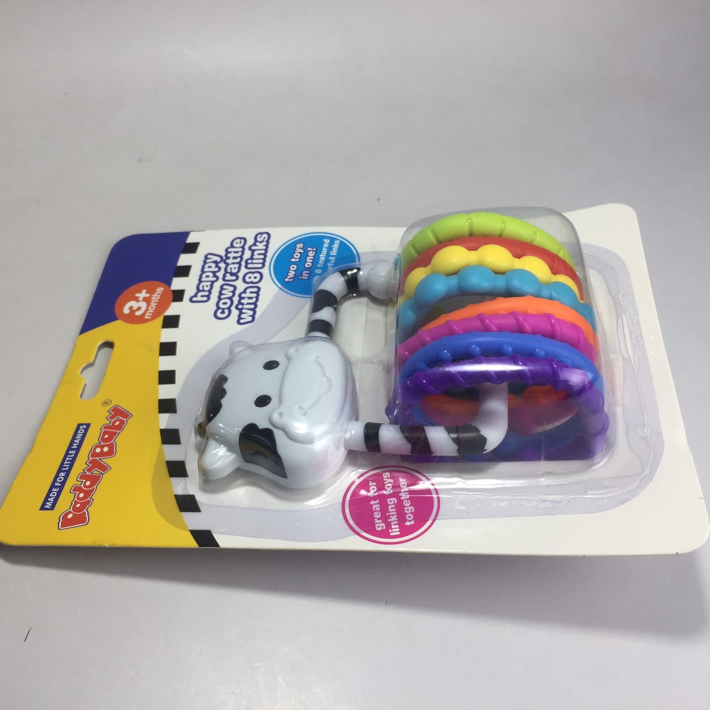 Cow Rattle Hoop Links Teething Rattle – Hoshi Baby Philippines