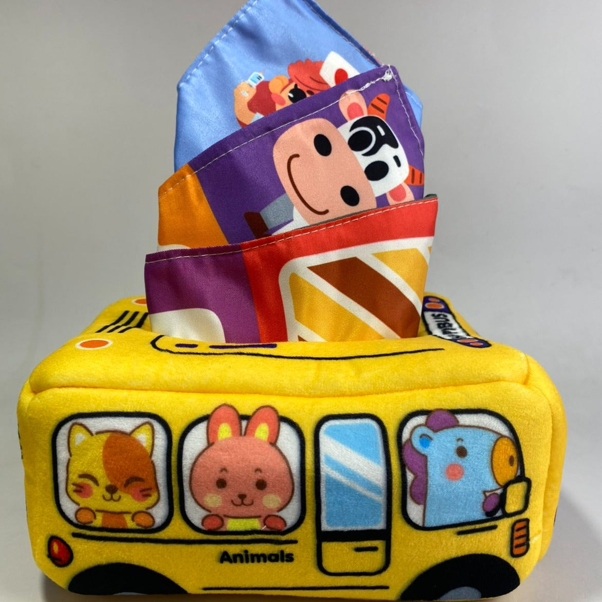 11 Pulls My First Tissue Cloth Fabric Sensory Box
