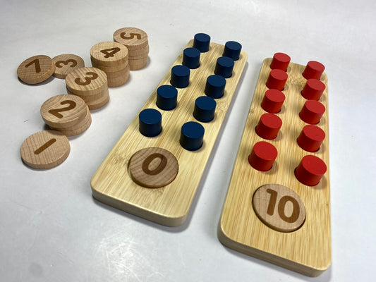 Wooden Ten Frame Unit Plus